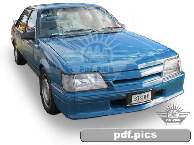 VK Commodore Sedan Front Drivers Side View