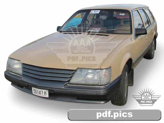 VK Commodore Station Wagon Front Passenger Side View
