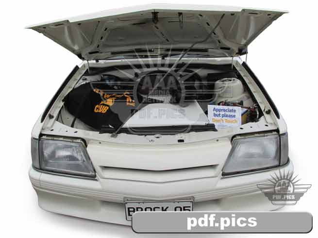 VK Commodore Sedan Front View