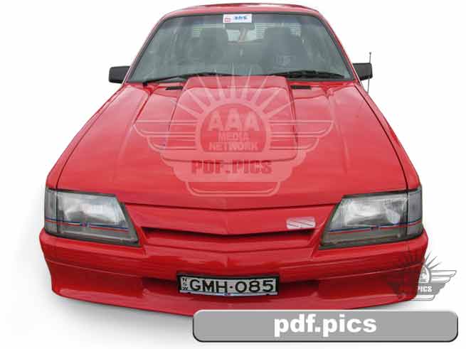 VK Commodore Sedan Front View