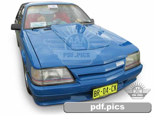 VK Commodore Sedan Front Drivers Side View