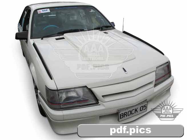 VK Commodore Sedan Front Drivers Side View