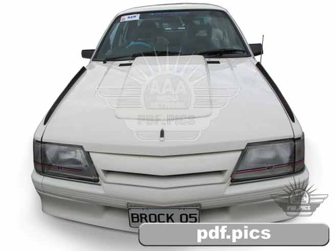 VK Commodore Sedan Front View