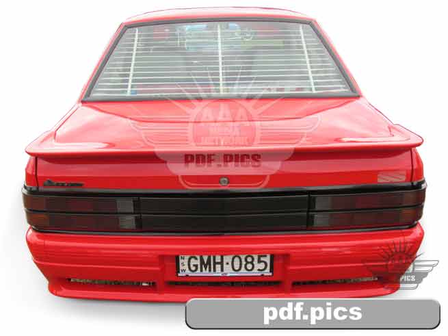 VK Commodore Sedan Rear View