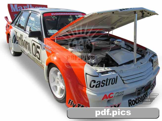 VK Commodore Sedan Front Drivers Side View