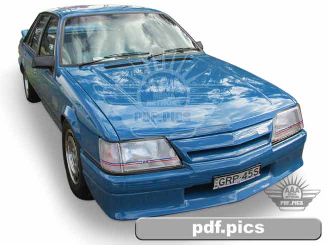 VK Commodore Sedan Front Drivers Side View