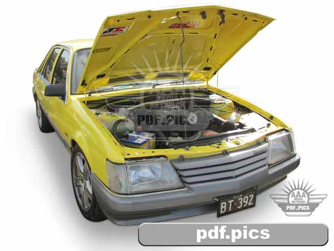 VK Commodore Sedan Front Drivers Side View