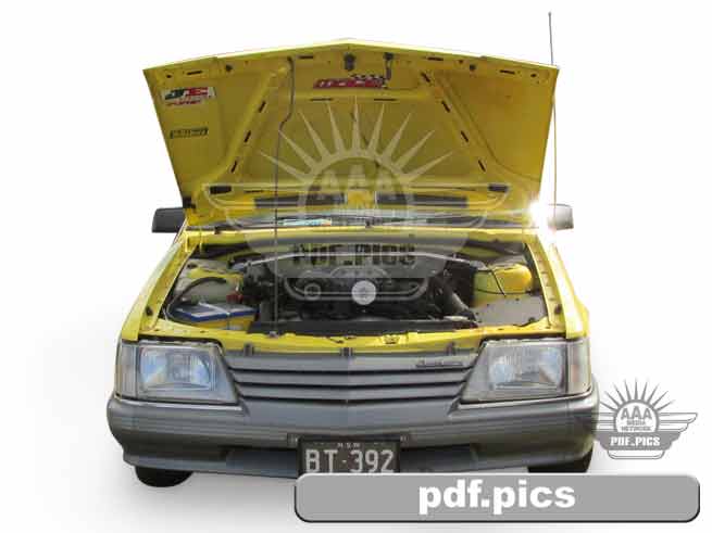 VK Commodore Sedan Front View