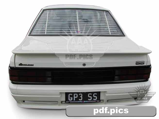 VK Commodore Sedan Rear View