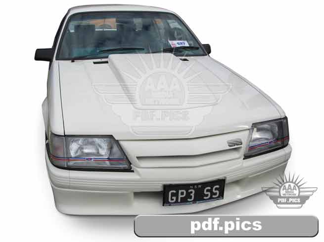 VK Commodore Sedan Front View