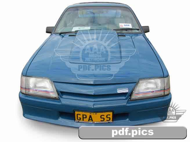 VK Commodore Sedan Front View