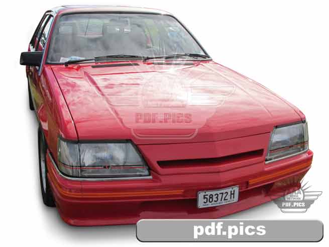 VK Commodore Sedan Front Drivers Side View