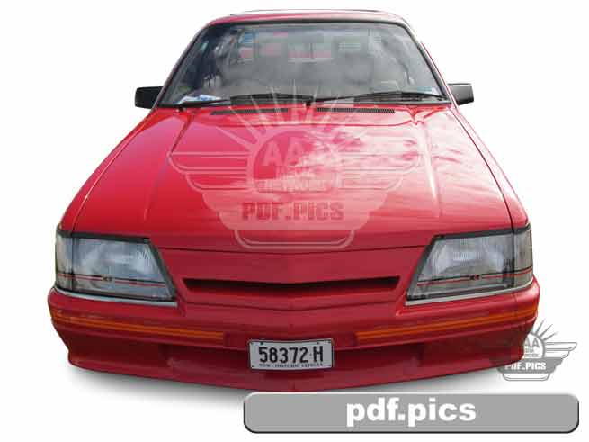 VK Commodore Sedan Front View