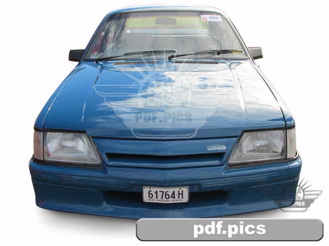VK Commodore Sedan Front View