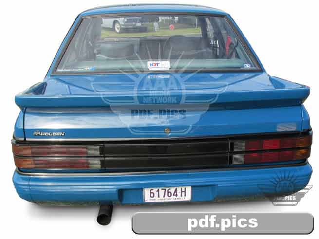VK Commodore Sedan Rear View