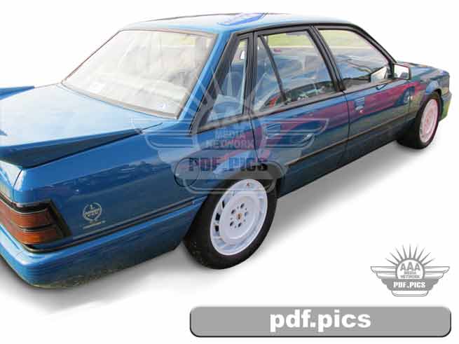 VK Commodore Sedan Rear Drivers Side View