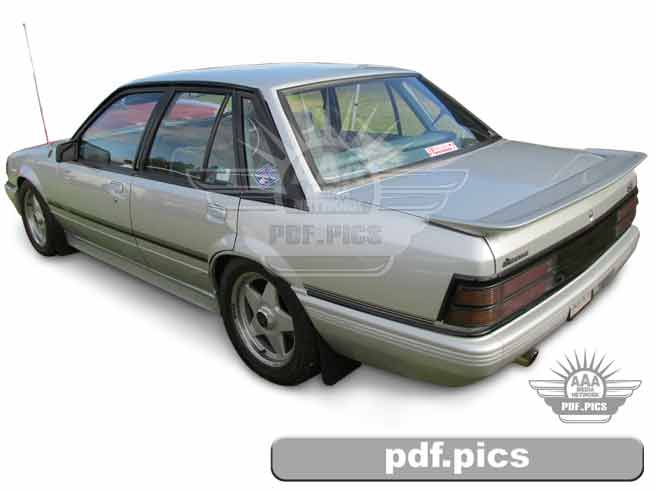 VK Commodore Sedan Rear Passenger Side View
