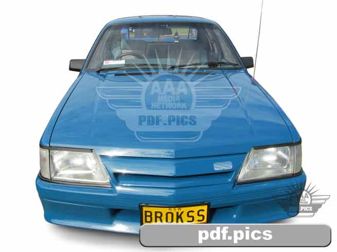 VK Commodore Sedan Front View