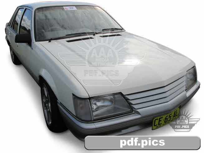 VK Commodore Sedan Front Drivers Side View