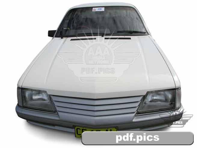 VK Commodore Sedan Front View