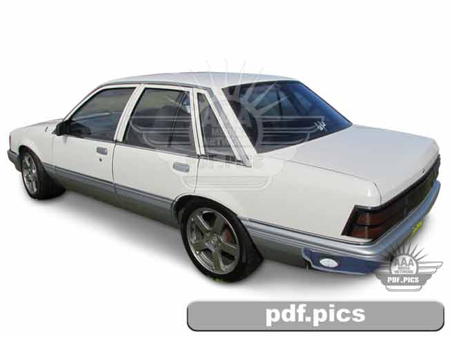 VK Commodore Sedan Rear Passenger Side View