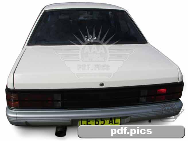 VK Commodore Sedan Rear View