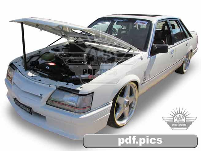 VK Commodore Sedan Front Passenger Side View