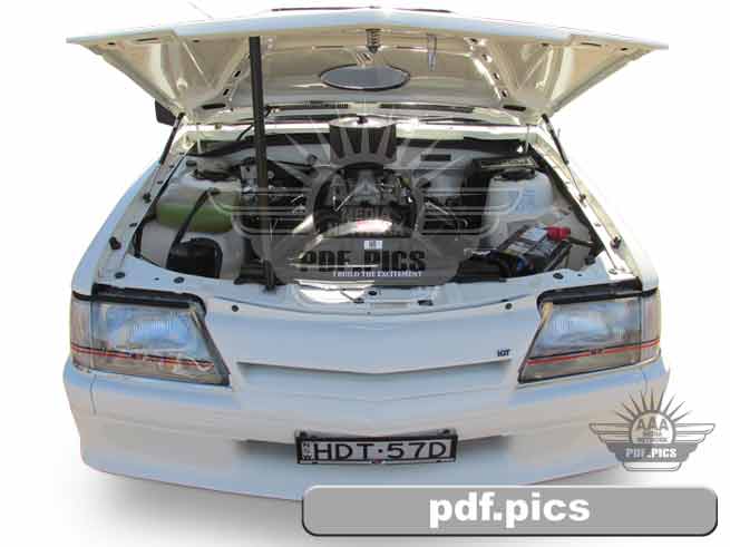 VK Commodore Sedan Front View