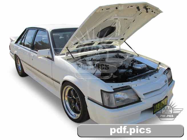 VK Commodore Sedan Front Drivers Side View
