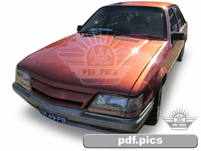 VK Commodore Sedan Front Passenger Side View