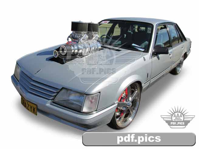 VK Commodore Sedan Front Passenger Side View