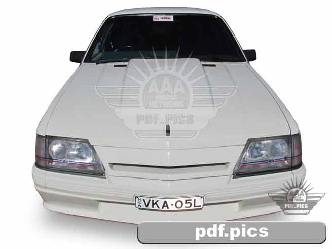VK Commodore Sedan Front View