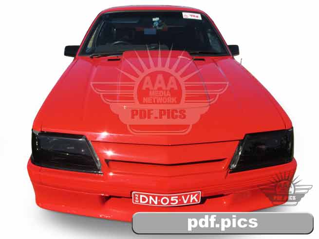 VK Commodore Sedan Front View