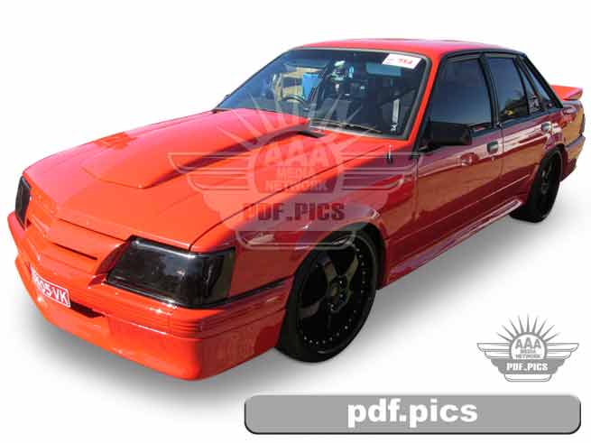 VK Commodore Sedan Front Passenger Side View
