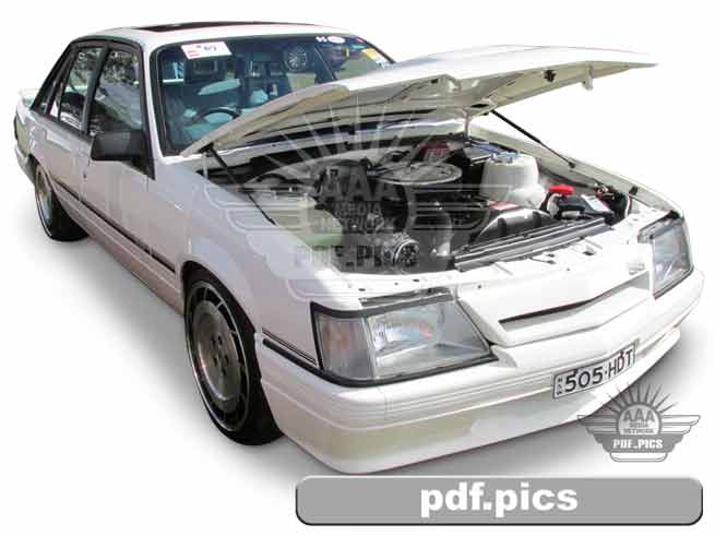 VK Commodore Sedan Front Drivers Side View