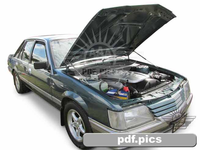 VK Commodore Sedan Front Drivers Side View