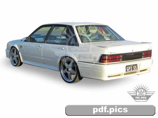 VK Commodore Sedan Rear Passenger Side View