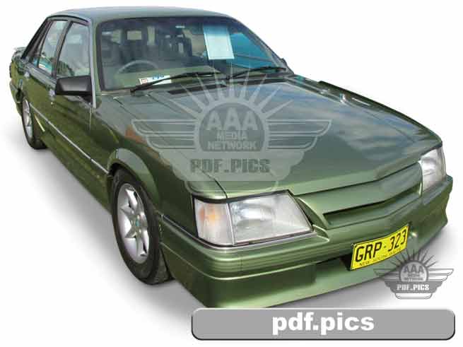 VK Commodore Sedan Front Drivers Side View