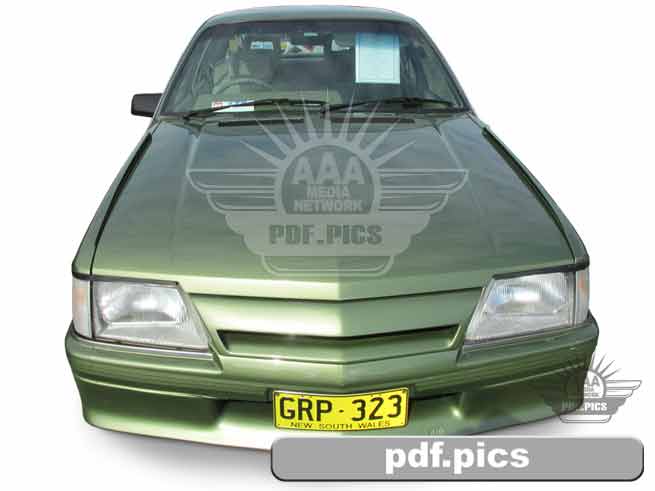 VK Commodore Sedan Front View
