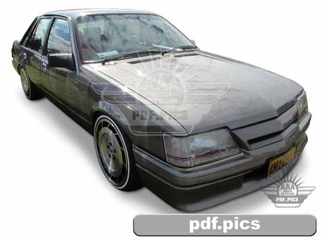 VK Commodore Sedan Front Drivers Side View