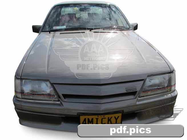 VK Commodore Sedan Front View