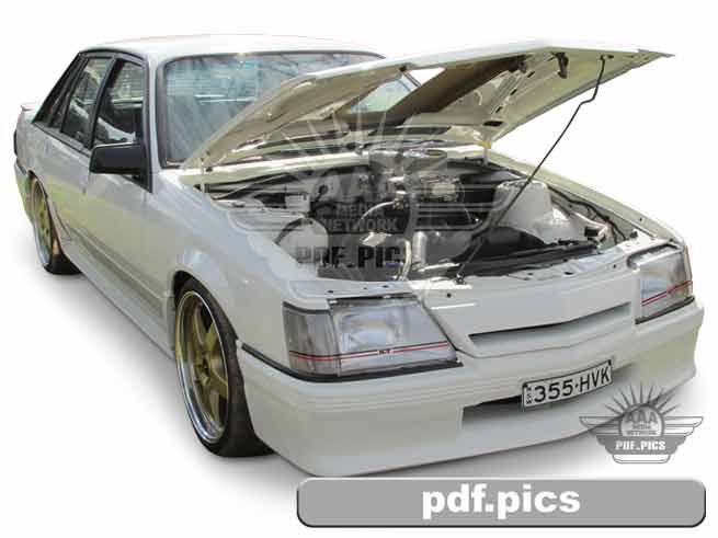 VK Commodore Sedan Front Drivers Side View