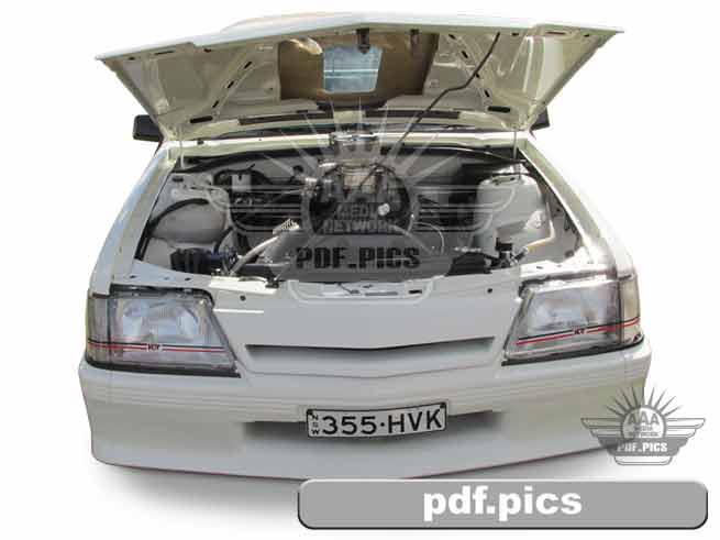 VK Commodore Sedan Front View