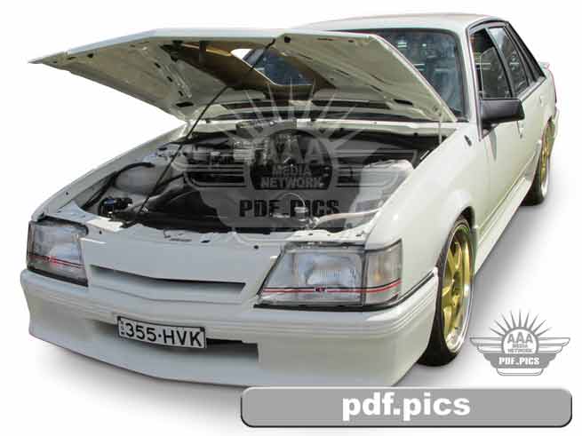 VK Commodore Sedan Front Passenger Side View
