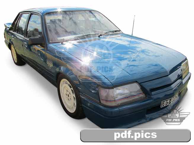 VK Commodore Sedan Front Drivers Side View
