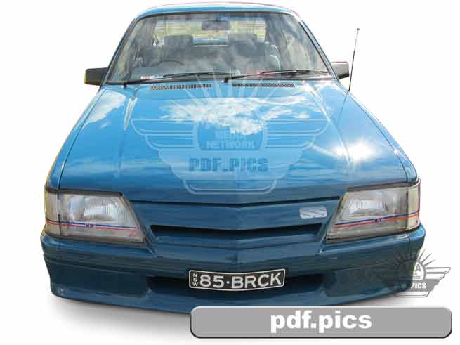 VK Commodore Sedan Front View