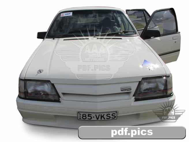 VK Commodore Sedan Front View