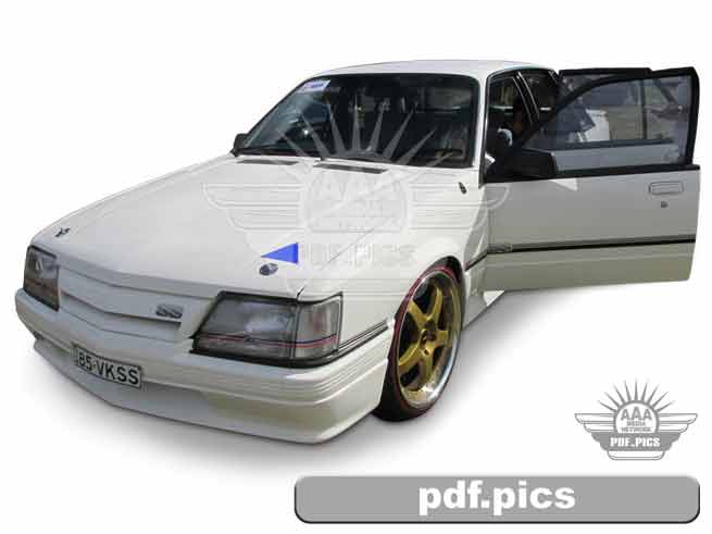 VK Commodore Sedan Front Passenger Side View