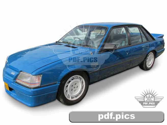 VK Commodore Sedan Front Passenger Side View