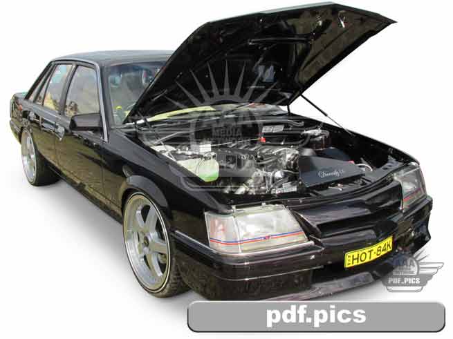 VK Commodore Sedan Front Drivers Side View